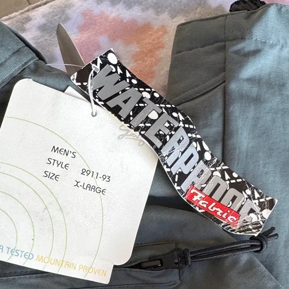 NWT Drift Grayish Green Snow Ski Pants men’s XL - Picture 8 of 12